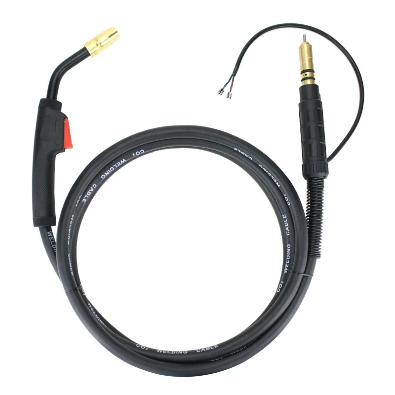 100 Amp MIG Gun compatible with Hobart, 10 Feet Cable, Spade Terminals Signal