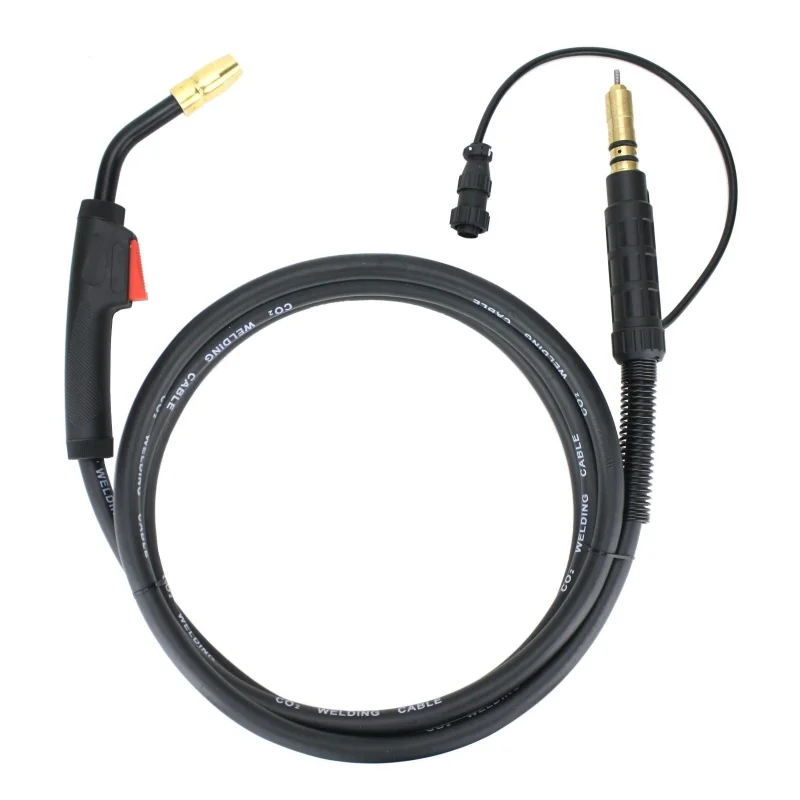 100 Amp MIG Gun compatible with Hobart, 10 Feet Cable, Two-Pin Signal