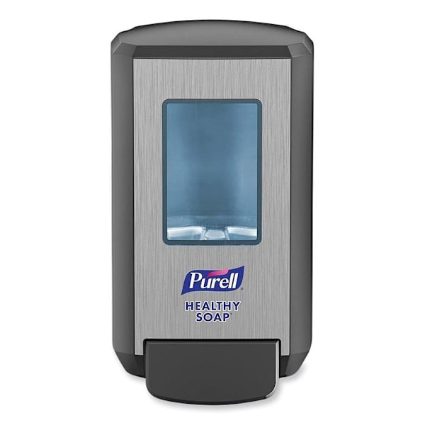 Cs4 Soap Push-Style Dispenser, 1,250 Ml, 4.88 X 8.8 X 11.38, Graphite