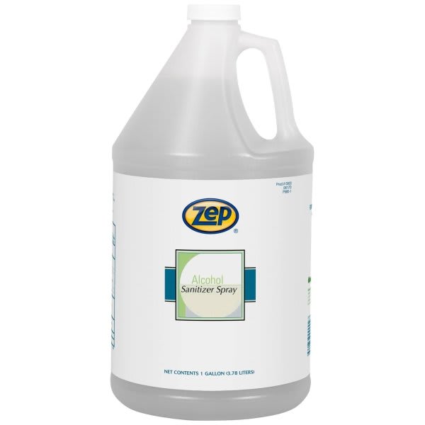 Zep Alcohol Sanitizer Spray 4-1 Gallon Package Of 4