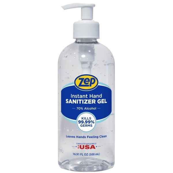 Zep 500 Ml Instant Gel Hand Sanitizer (12-Pack)