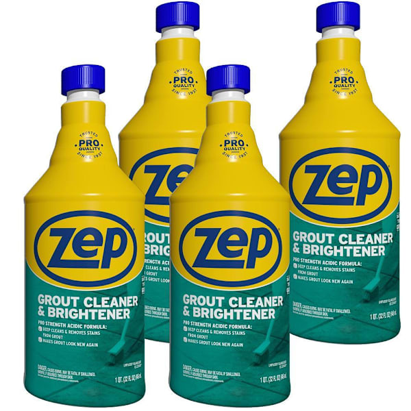 Zep Grout Cleaner & Brightener 32 Oz (4-Case)