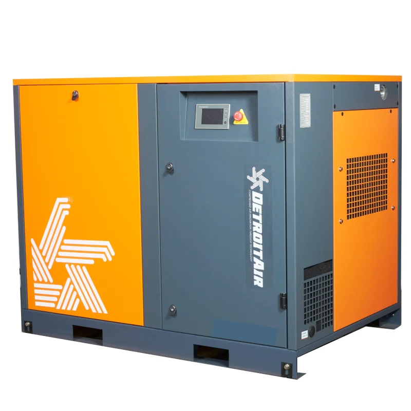110kW / 150Hp Detroit Air Screw Compressor 10Bar 660Cfm