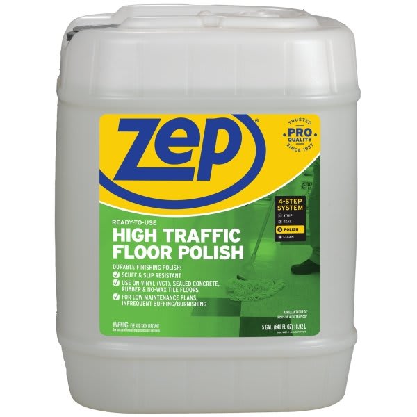 Zep 5 Gallon High-Traffic Floor Finish