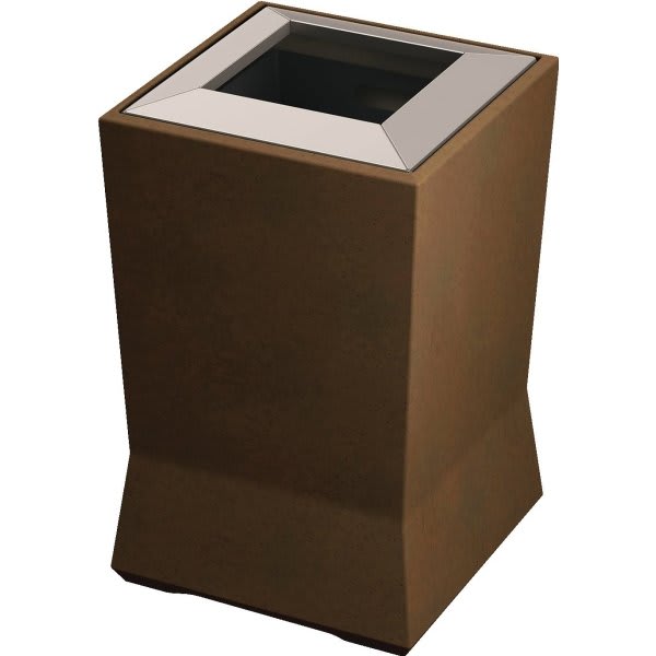 Commercial Zone Products Modtec 20 Gallon Waste Container In Old Bronze