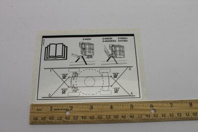 Genie Part # 114114GT – Decal, Label, Transport