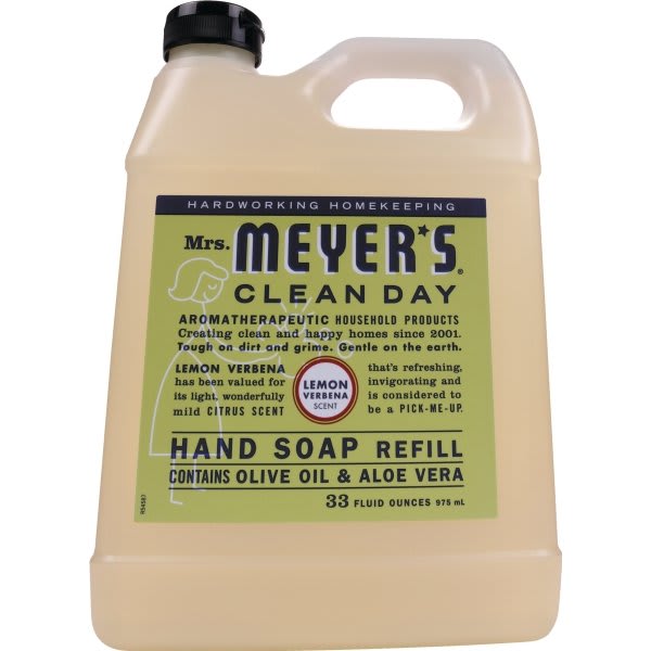 Mrs. Meyer'S 33 Oz Liquid Hand Soap Refill (Lemon)