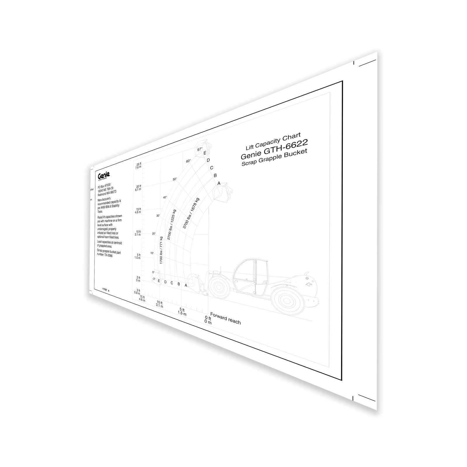 Genie Part # 117927GT – Load Rng Decal