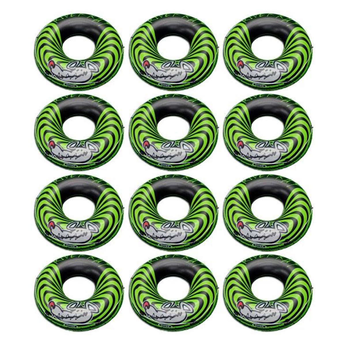 12-Pack Intex River Rat 48" Inflatable Tubes For Lake/Pool/River | 12 x 68209E