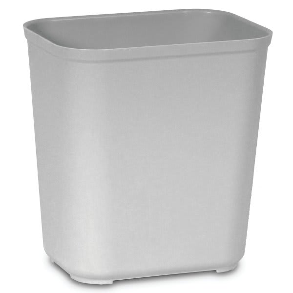 Rubbermaid Commercial 7 Gallon Gray Fire-Resistant Trash Can (6-Pack)
