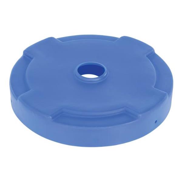 Vestil Drum Recycling Lid 55 Gallon Drum Blue Package Of 2