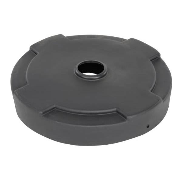 Vestil Drum Recycling Lid 55 Gallon Drum Black Package Of 2