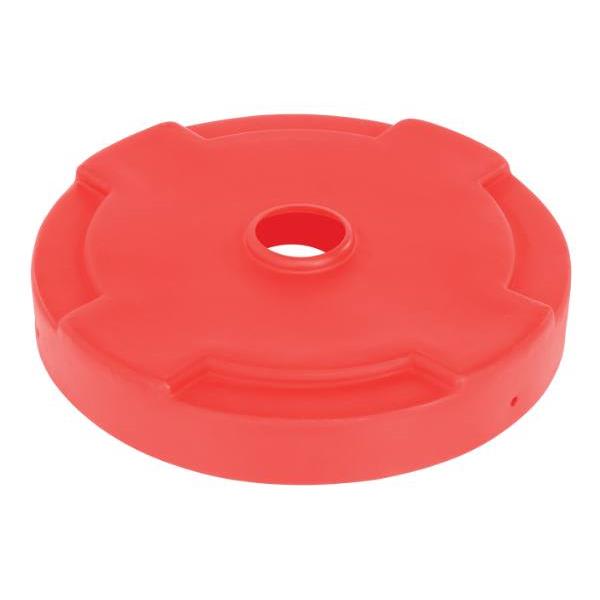 Vestil Drum Recycling Lid 55 Gallon Drum Red Package Of 2