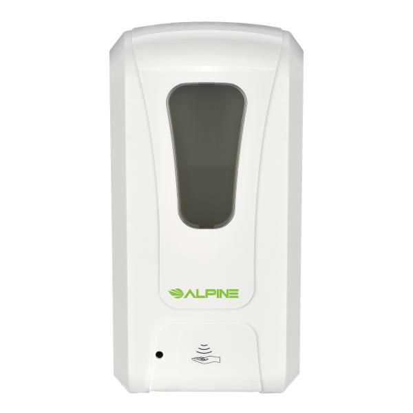Alpine Industries 1200 ml white Wall mount automatic foam soap dispenser