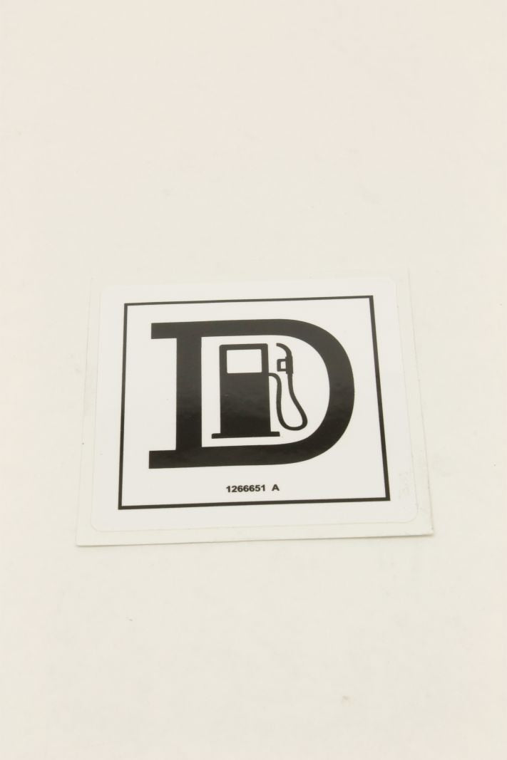 Genie Part # 1266651GT – Decal, Label, Diesel Fuel