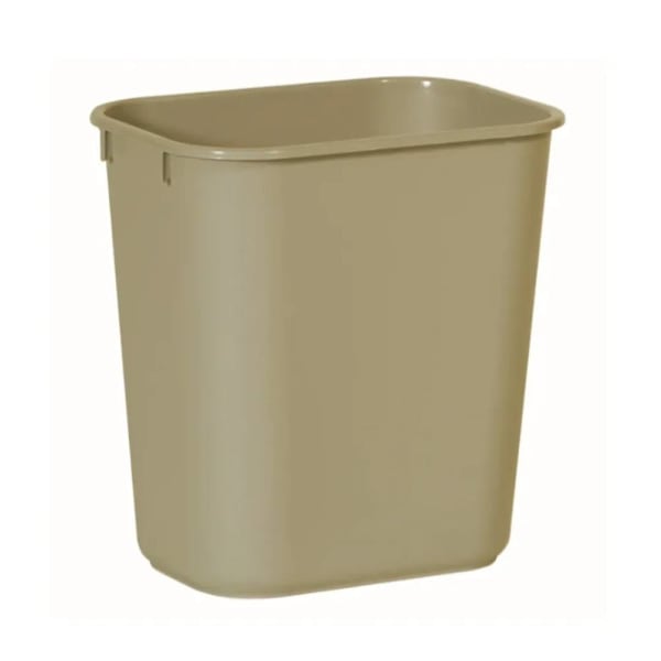 Rubbermaid Commercial 13 Qt. Small Trash Can (Beige)
