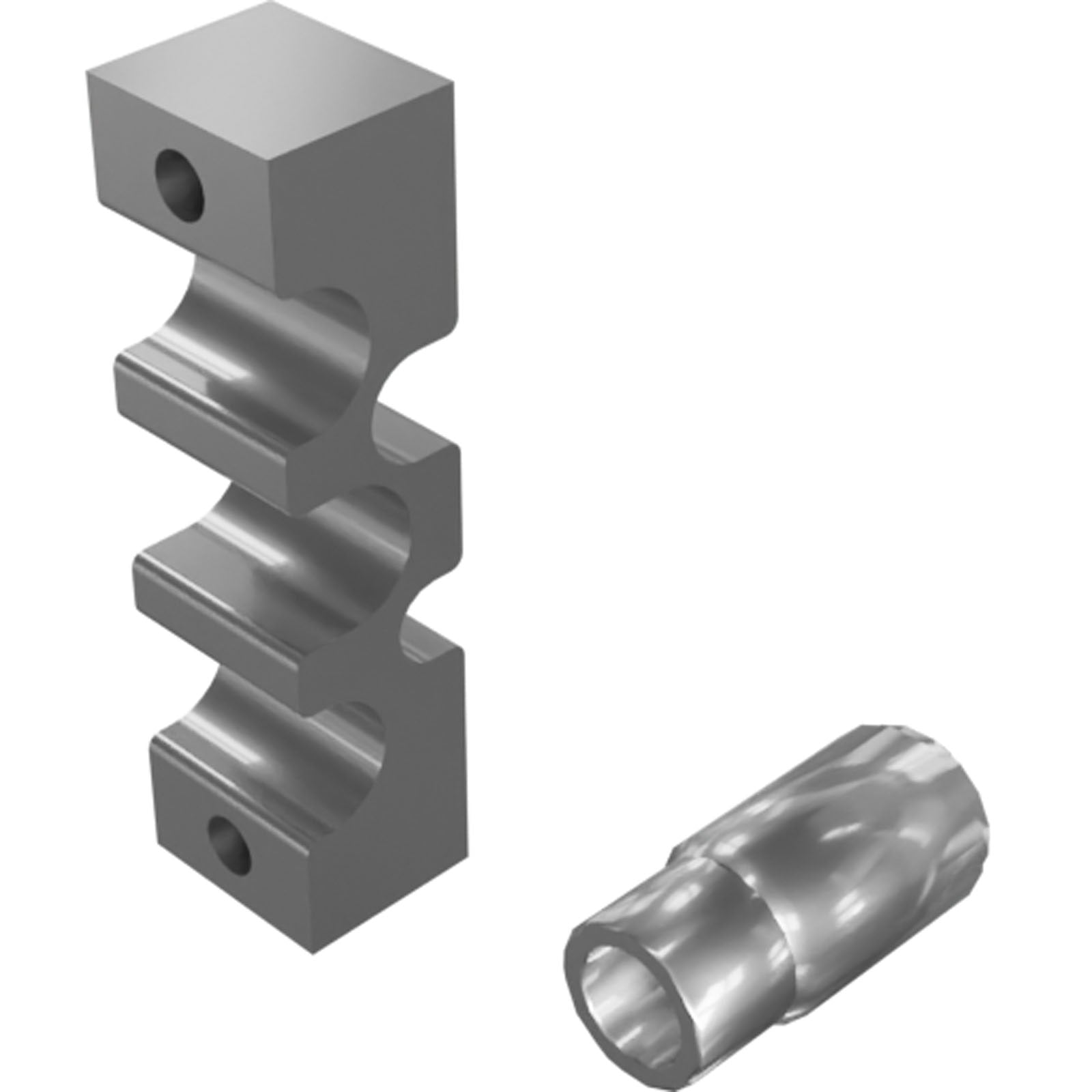 Genie Part # 1303329GT – Block, 2 Hose and 3 Cable Clamp