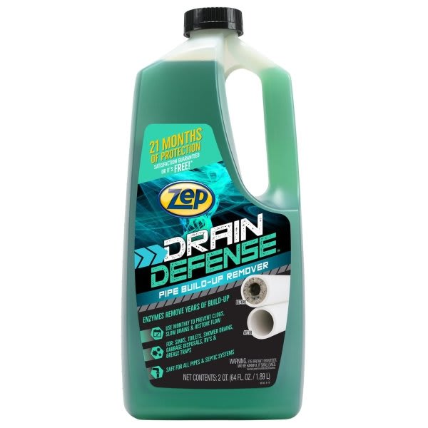 Zep 64 Oz Drain Care Pipe Build-Up Remover