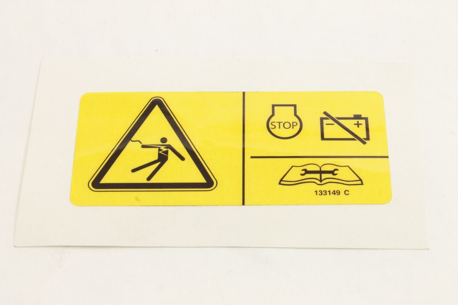 Genie Part # 133149GT – Decal, Label-Elec Haz, Serv Man