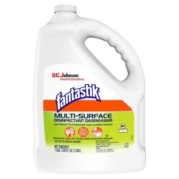 Fantastik Multi-Surface Disinfectant Degreaser, 1 Gal, Case Of 4