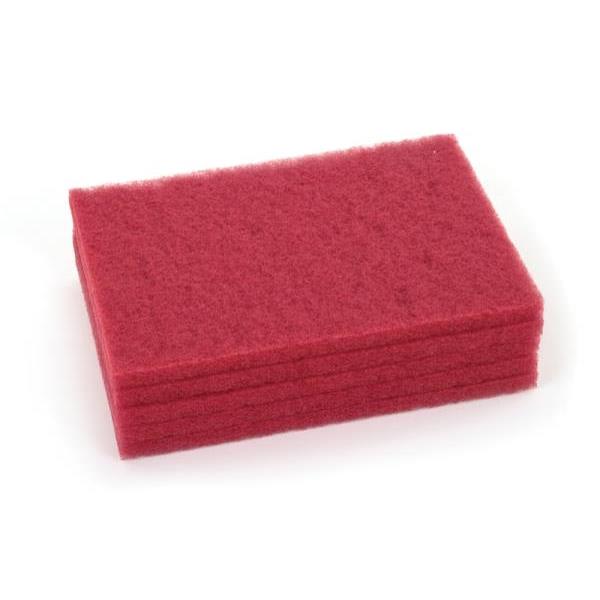 Advance Replacement Scrubber Red Buffing Pads Orbital Floor Machine Case Of 5