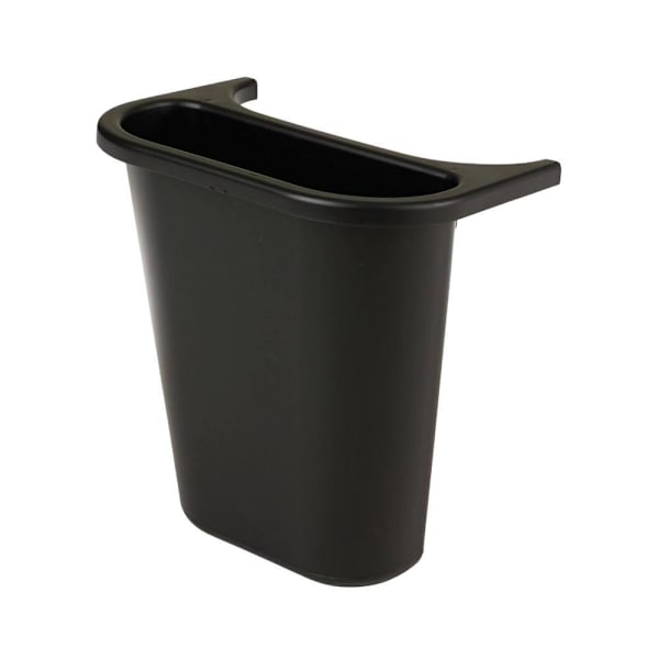Rubbermaid Commercial Recycling Side Bin, Black, 5 Qt., 12-pack