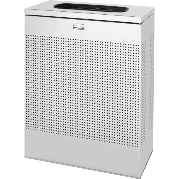 Rubbermaid Commercial Silhouettes 22.5 Gallon Trash Can (Stainless Steel)