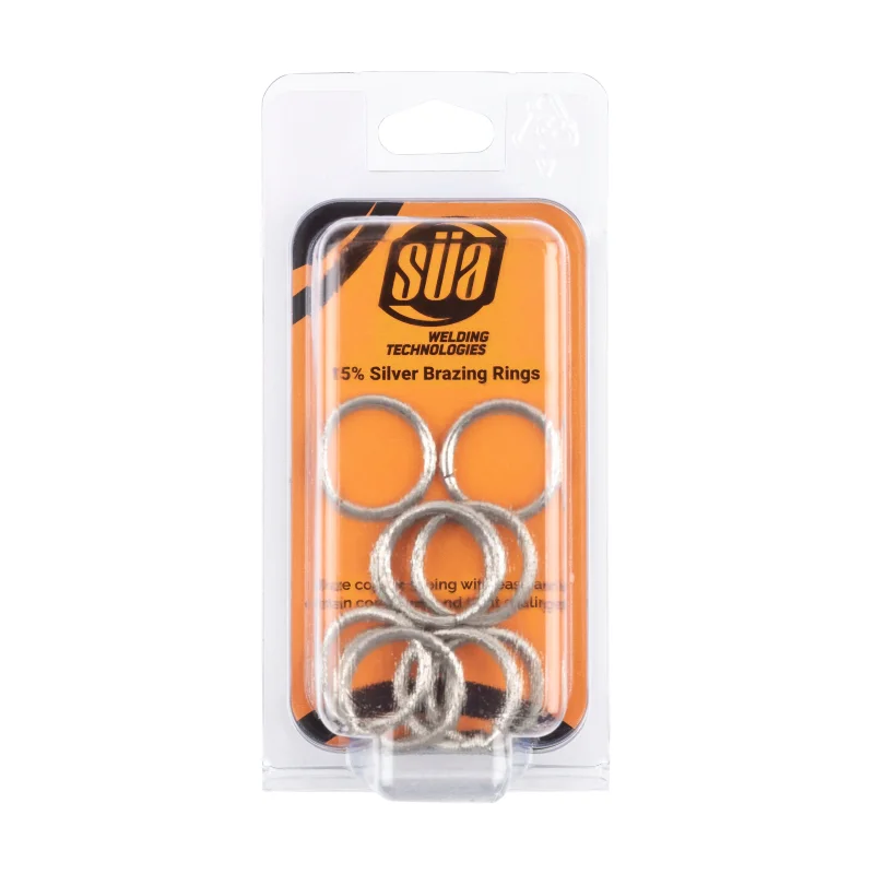 15% Silver Brazing Joint Solder Ring for Copper Tubing – Sizes: 1/4″ to 1-1/8″