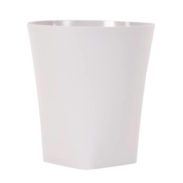 Hapco Certified Green Eco Contour 14 Quart Wastebasket, Greige, Case Of 12