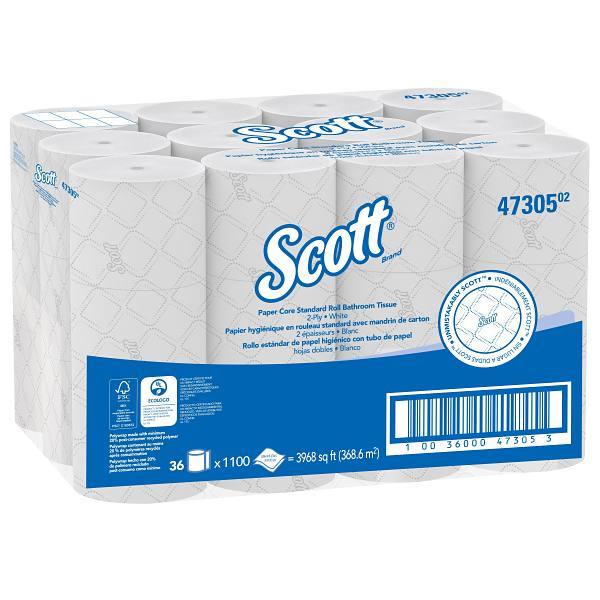 Scott PRO 2-Ply Standard Roll Toilet Paper, 36 Rolls Case Of 36