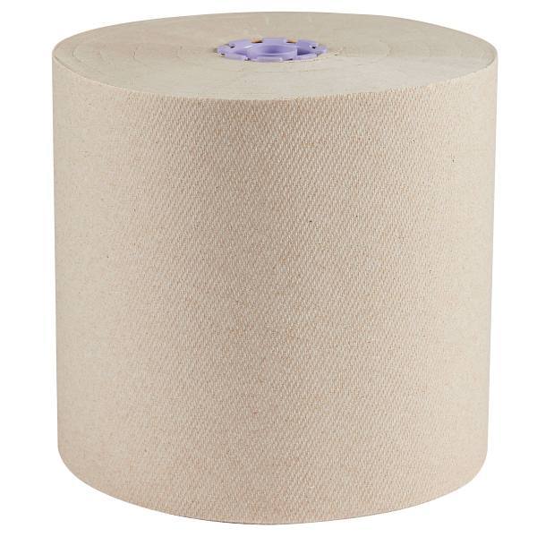 Scott Essential Recycled Fiber Roll Brown Paper Towels 54038 Purple Core Hardwound Dispensers Case Of 6