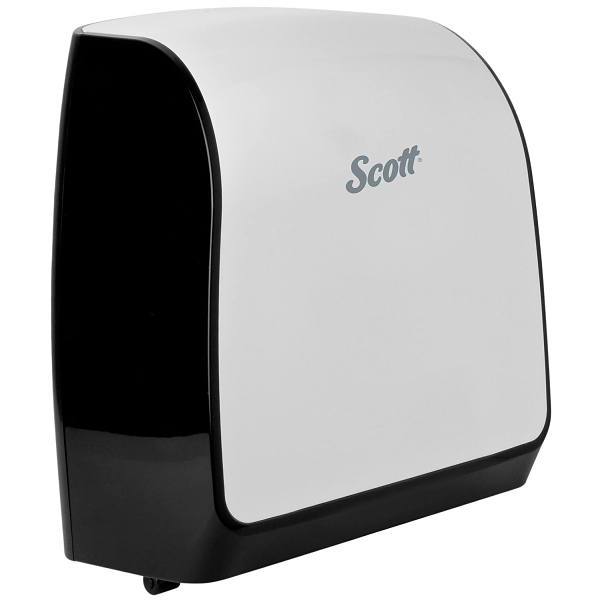 Scott PRO Automatic Blue-Core Hardwound White Paper Towel Dispenser,