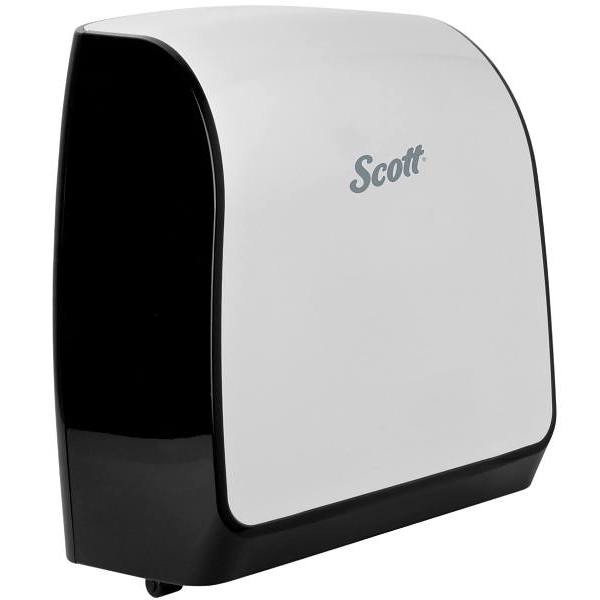 Scott PRO Manual Hardwound Blue-Core White Paper Towel Dispenser,