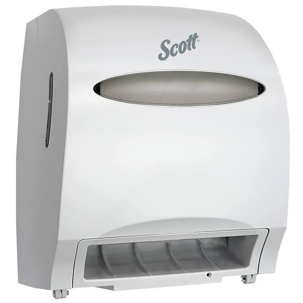 Scott Essential Automatic Hardwound Purple-Core White Paper Towel Dispenser,
