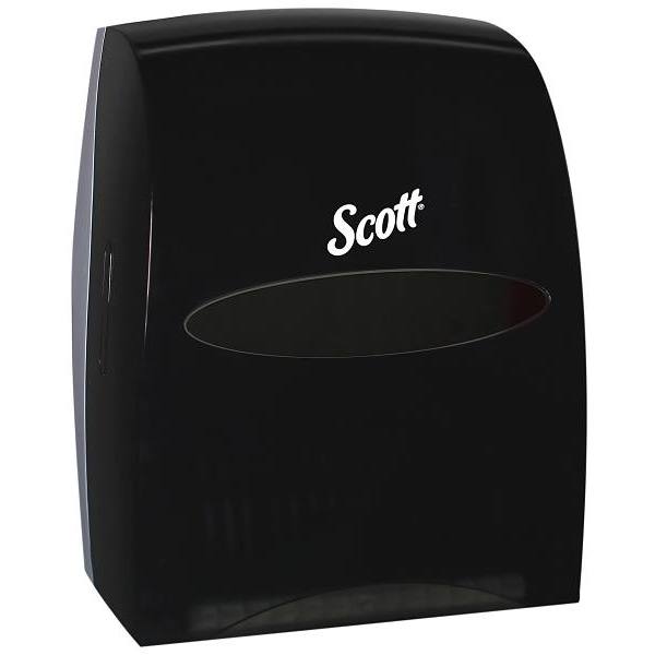 Scott Essential Manual Hardwound Purple-Core Black Paper Towel Dispenser,