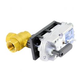 Siemens Building Technology 171E-10365 1-1/4" 3-Way Ball Valve Assembly S/R 25Cv 24V