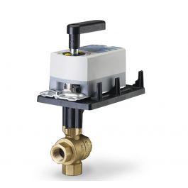Siemens 171G-10355 1/2" 3-Way Ball Valve Assembly 4Cv 24V S/R