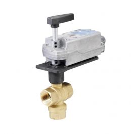Siemens Building Technology 171G-10363 1" 3-Way Ball Valve Assembly S/R 25Cv 0-10 VDC 24V
