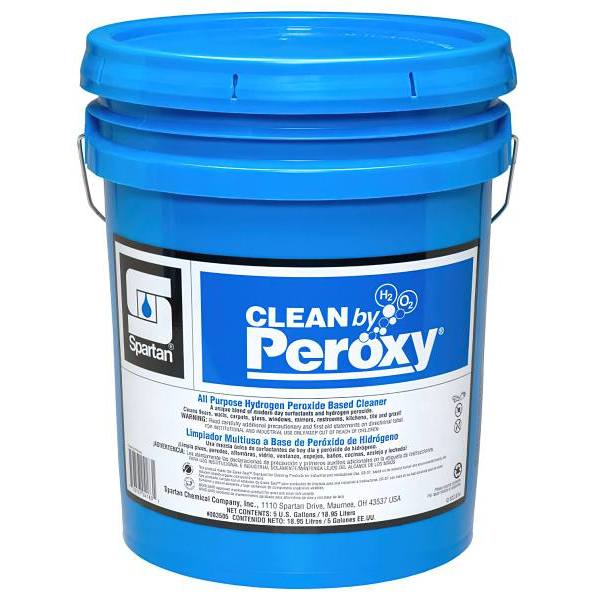 Spartan Clean By Peroxy Multi-Purpose Cleaner, Fresh Spring Rain Scent, 5 Gal