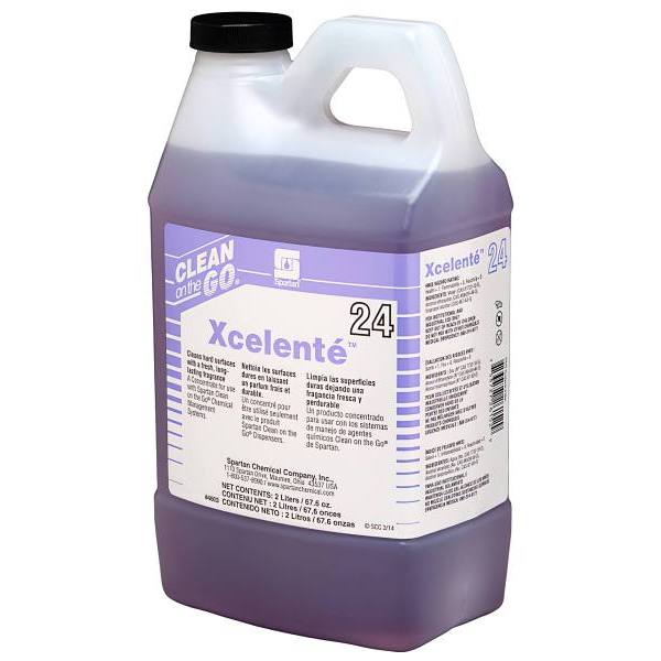 Spartan Clean on the Go, Xcelente 24, Multi-Purpose Cleaner, Lavender Scent, 2l