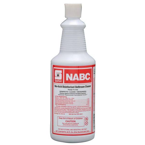 Spartan NABC Restroom Disinfectant, Floral Scent, 1 Quart