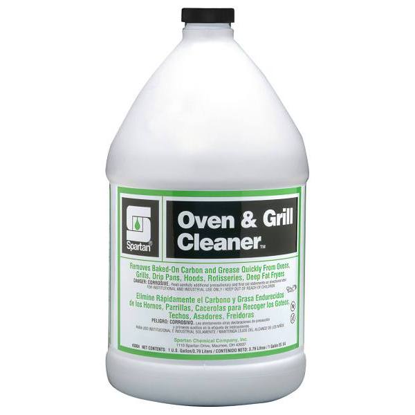 Spartan Oven And Grill Cleaner, Lemon Scent, 1 Gal, Case Of 4