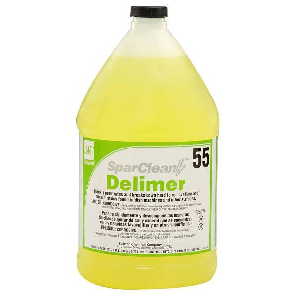 Spartan SparClean Delimer 55, Unscented, 1 Gal, Case of 4