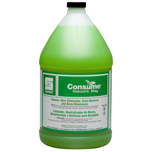 Spartan Consume Organic Digestor, Vanilla Scent, 1 Gal, Case Of 4