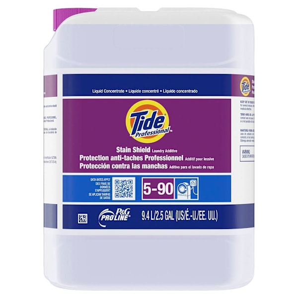 P&G PRO Tide Professional Stain Shield Laundry Additive, 2.5 Gal