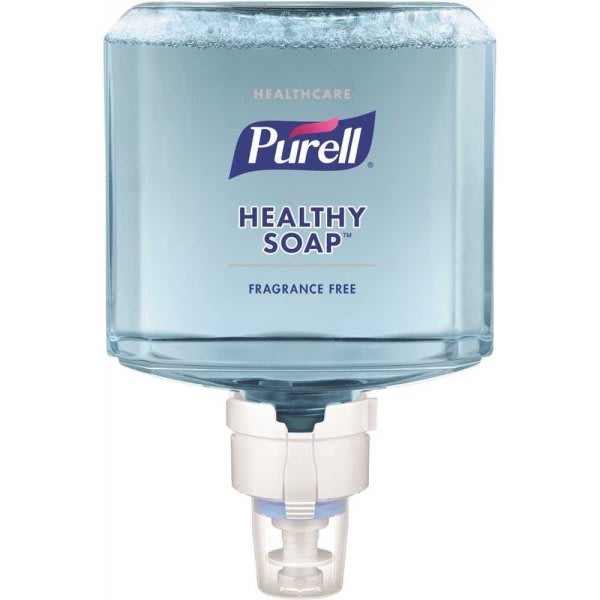 Purell Healthcare Healthy Soap Gentle And Free Foam, Fragrance Free, 1200 Ml Refill For Es8 Touch-Free Dispenser Case Of 2