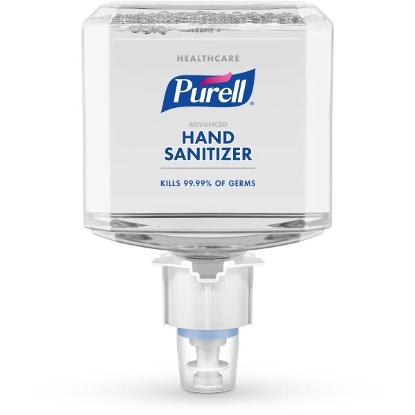 Purell 1200 Ml Advanced Hand Sanitizer Foam Refill For Purell Es6 Touch-Free Hand Sanitizer Dispenser Case Of 2