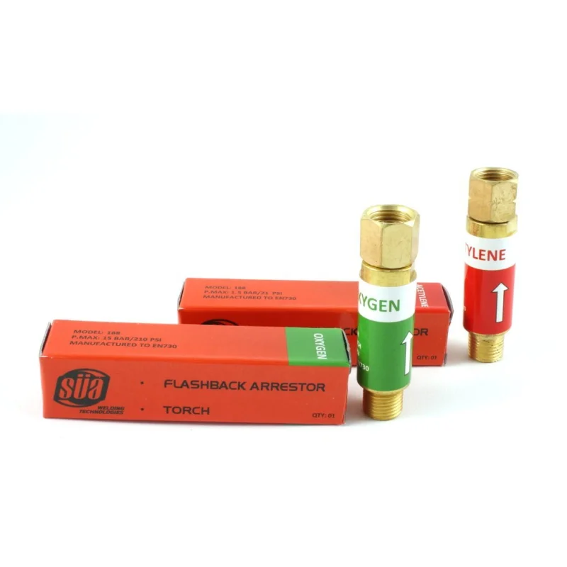 188 Flashback Arrestor – Torch – Oxygen/Acetylene (PAIR)