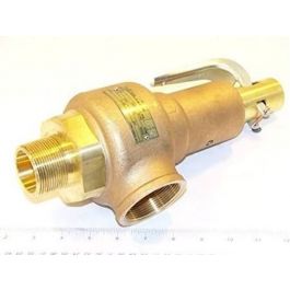 Conbraco Industries 19-KHGA-100 Steam Relief Valve 100 PSI 4602 PPH Capacity 1-1/2" x 2"