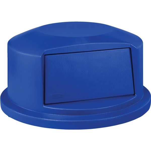Rubbermaid Commercial 44 Gallon BRUTE Domed Trash Can Lid (Blue)